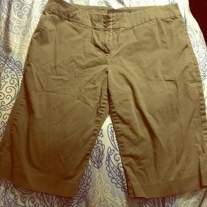 The Limited Olive Green Shorts